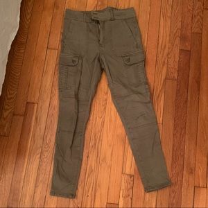 American Eagle army colored jeggings